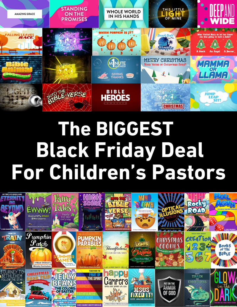 The 🔥 BIGGEST 2023 Black Friday Bundle 🔥 for Children's Ministry