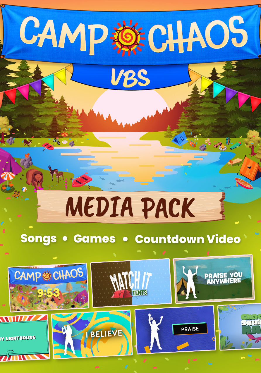 Camp Chaos VBS Media Pack – Children's Ministry Deals