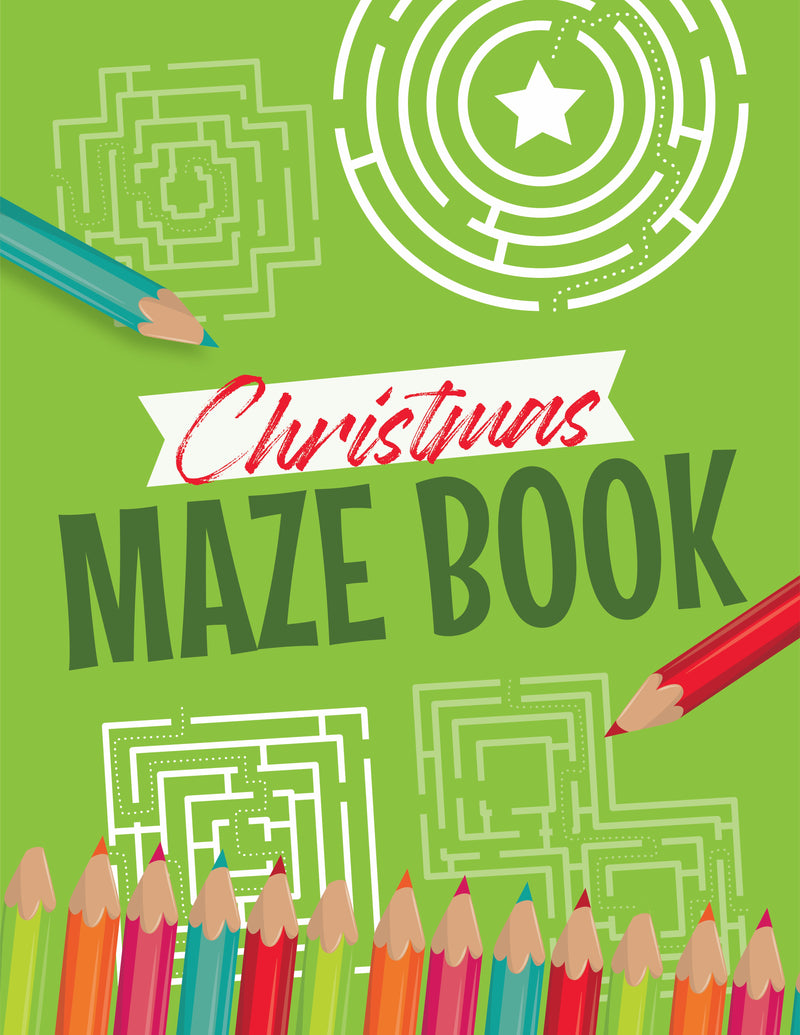 Christmas Mazes Coloring Pages