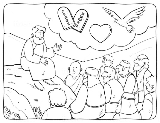 John 14:15 Holy Spirit Coloring Page