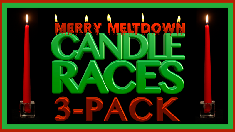 Merry Meltdown Candle Race Game Video 3-Pack
