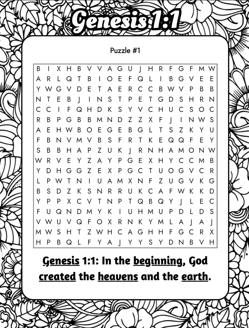 Load image into Gallery viewer, Bible Verse Word Search Puzzles