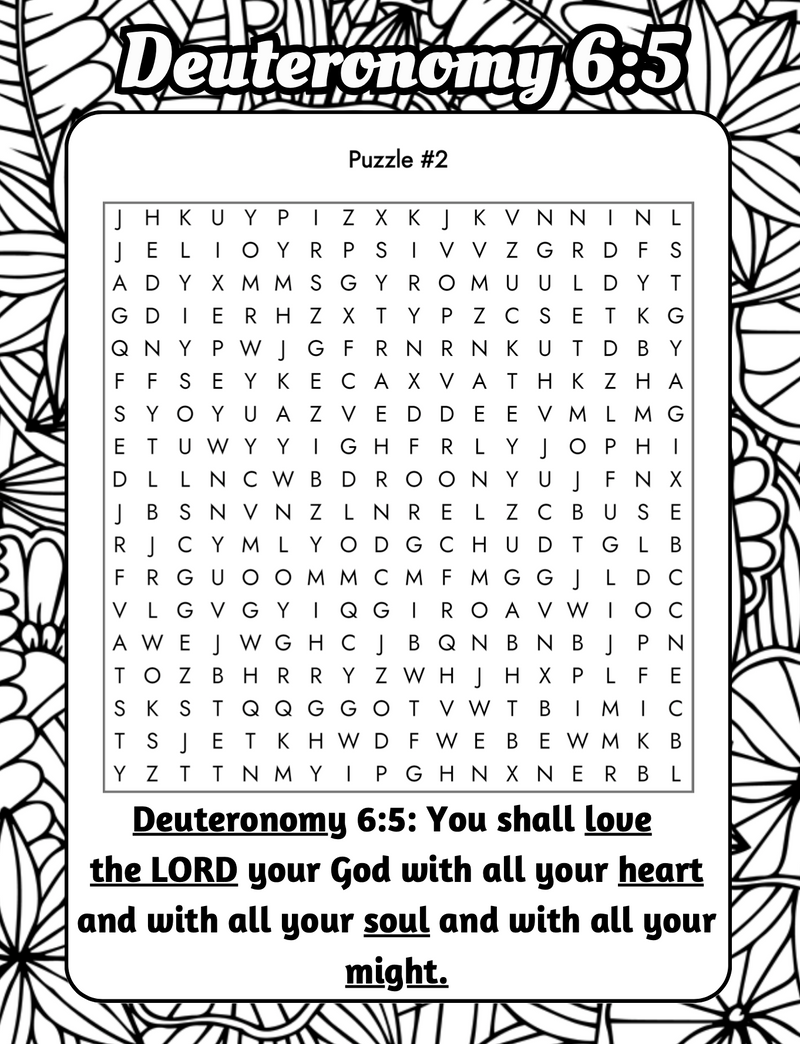 Load image into Gallery viewer, Bible Verse Word Search Puzzles
