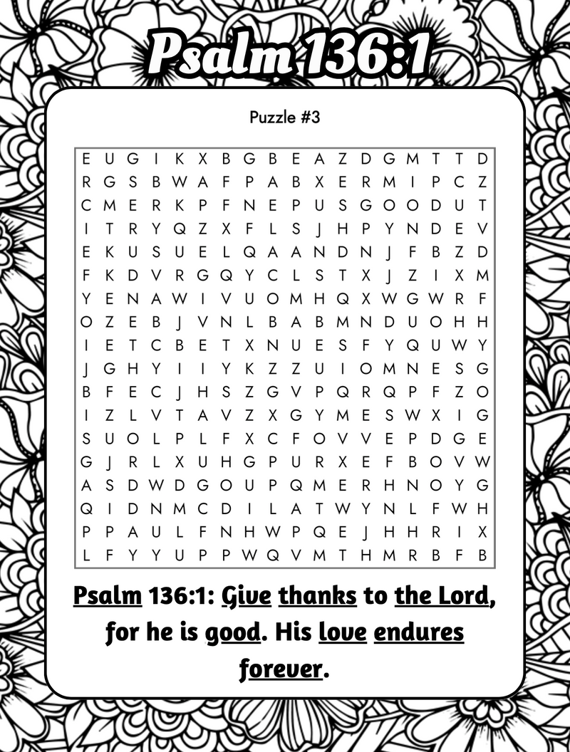 Load image into Gallery viewer, Bible Verse Word Search Puzzles