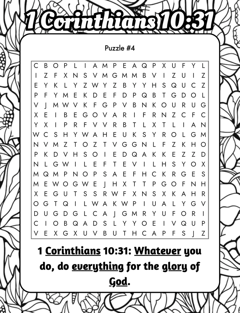 Load image into Gallery viewer, Bible Verse Word Search Puzzles
