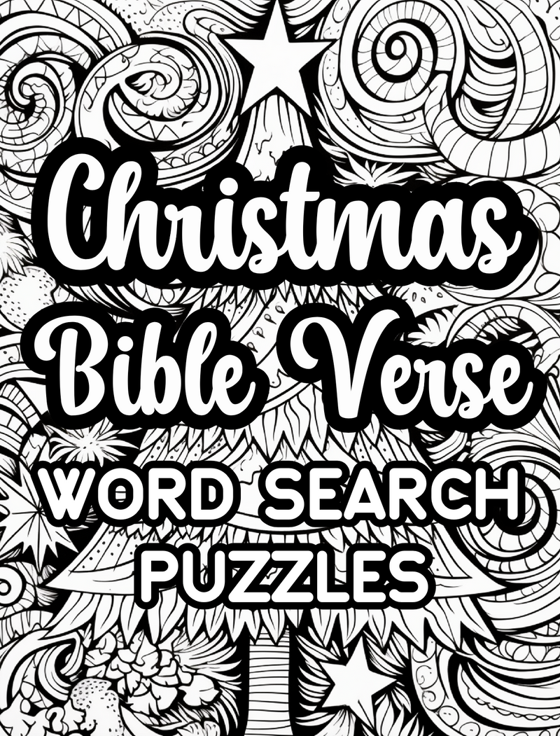 Christmas Bible Verse Word Search Puzzles