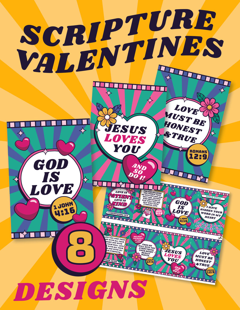 Load image into Gallery viewer, Bible Verse Valentines