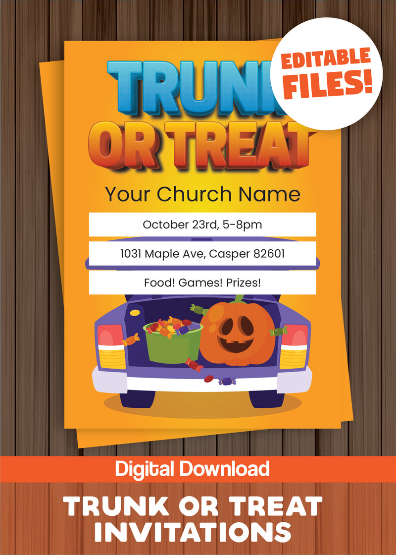 Load image into Gallery viewer, Trunk-or-Treat Invites