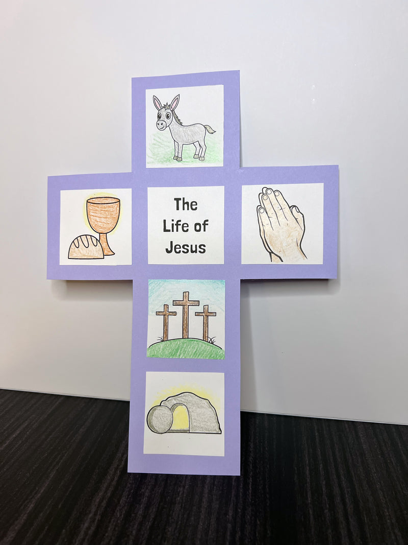 Load image into Gallery viewer, FREE Easter Cross Craft