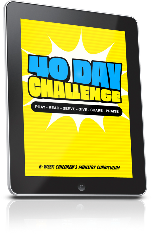 FREE 40-Day Challenge Sunday School Lesson
