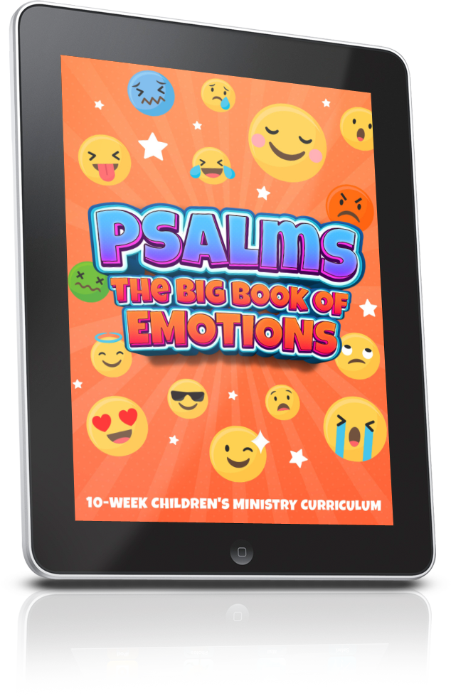 FREE Psalms: The Big Book Of Emotions Sunday School Lesson
