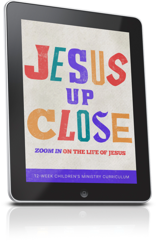 FREE Jesus Up Close Sunday School Lesson