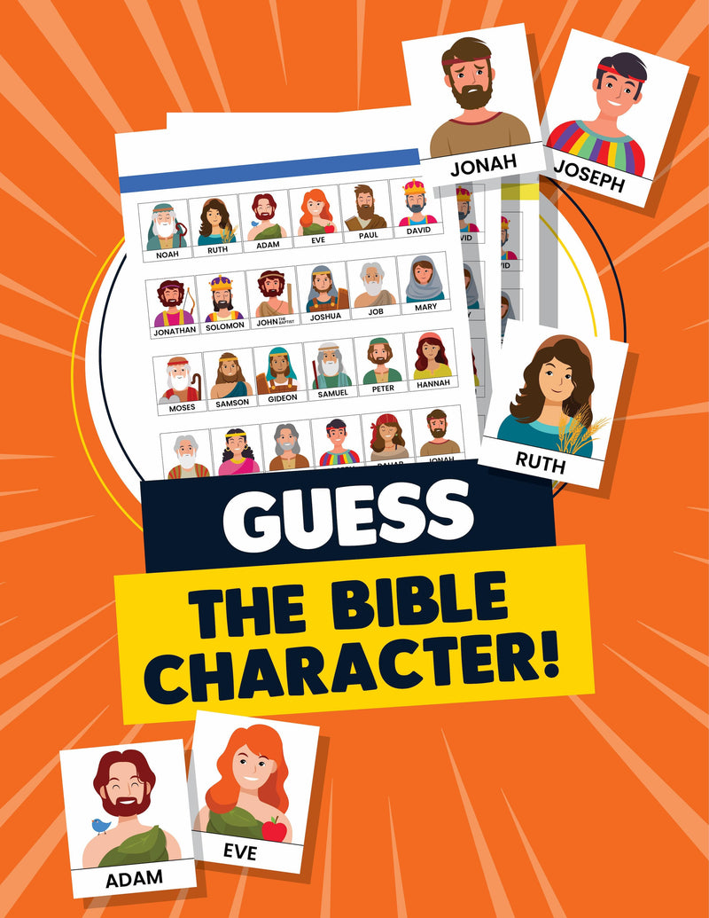 Guess The Bible Character Game - Children's Ministry Deals