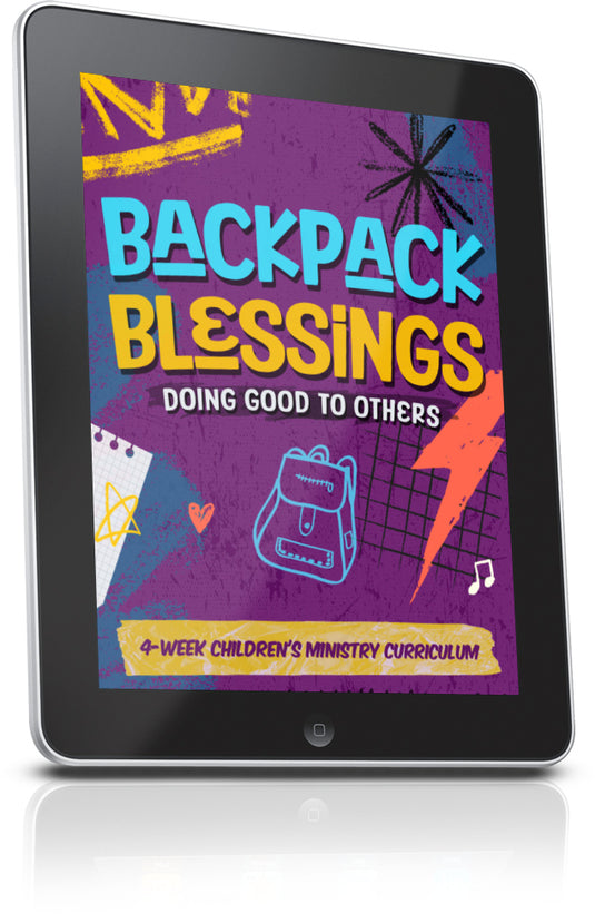 FREE Backpack Blessings Sunday School Lesson