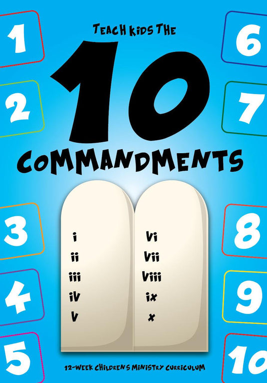 10 Commandments Children's Ministry Curriculum