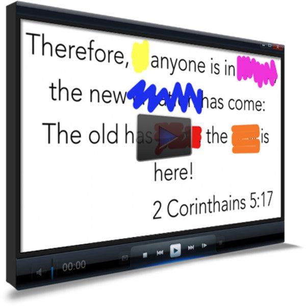 2 Corinthians 5:17 Memory Verse Video