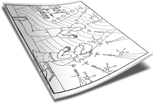 Load image into Gallery viewer, FREE 4th of July Coloring Page