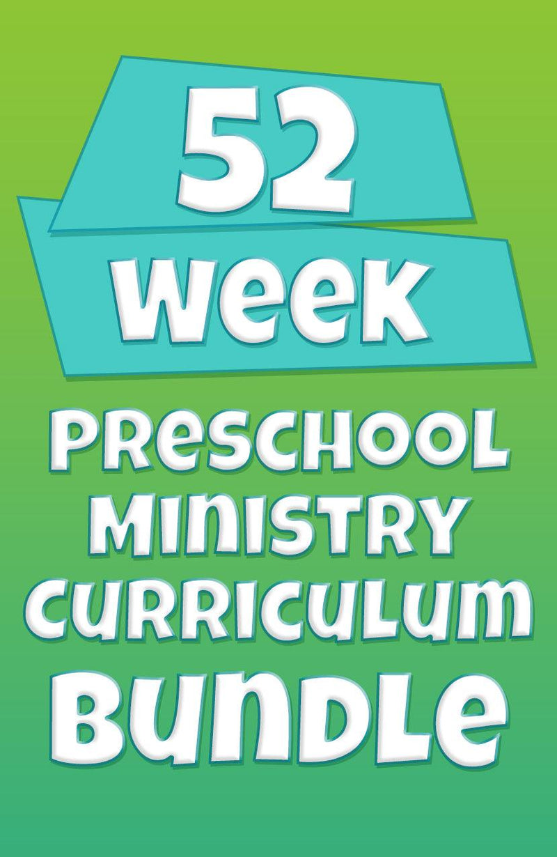 52-Week Preschool Ministry Curriculum Bundle