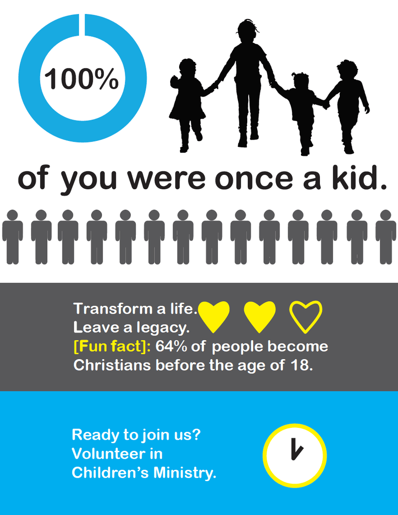 Load image into Gallery viewer, Bulletin Inserts for Children's Ministry Volunteer Recruitment