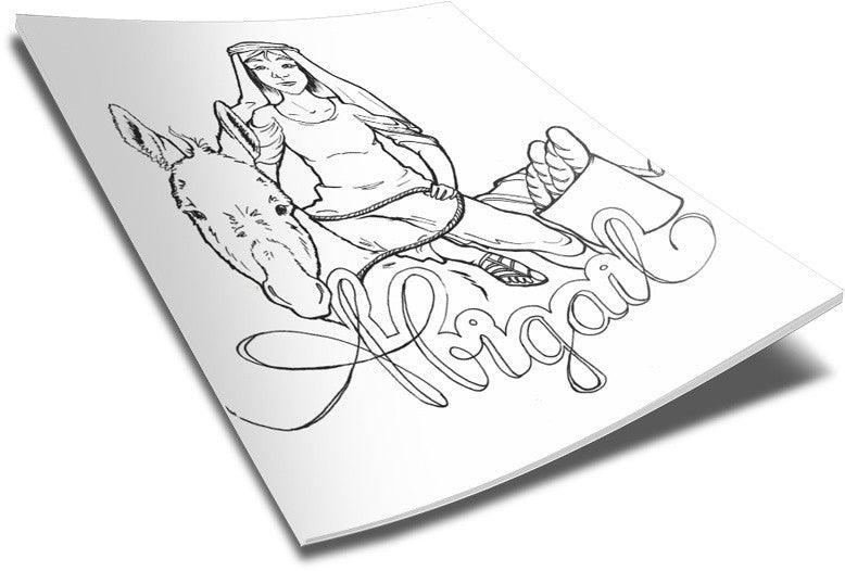 Load image into Gallery viewer, Abigail Coloring Page
