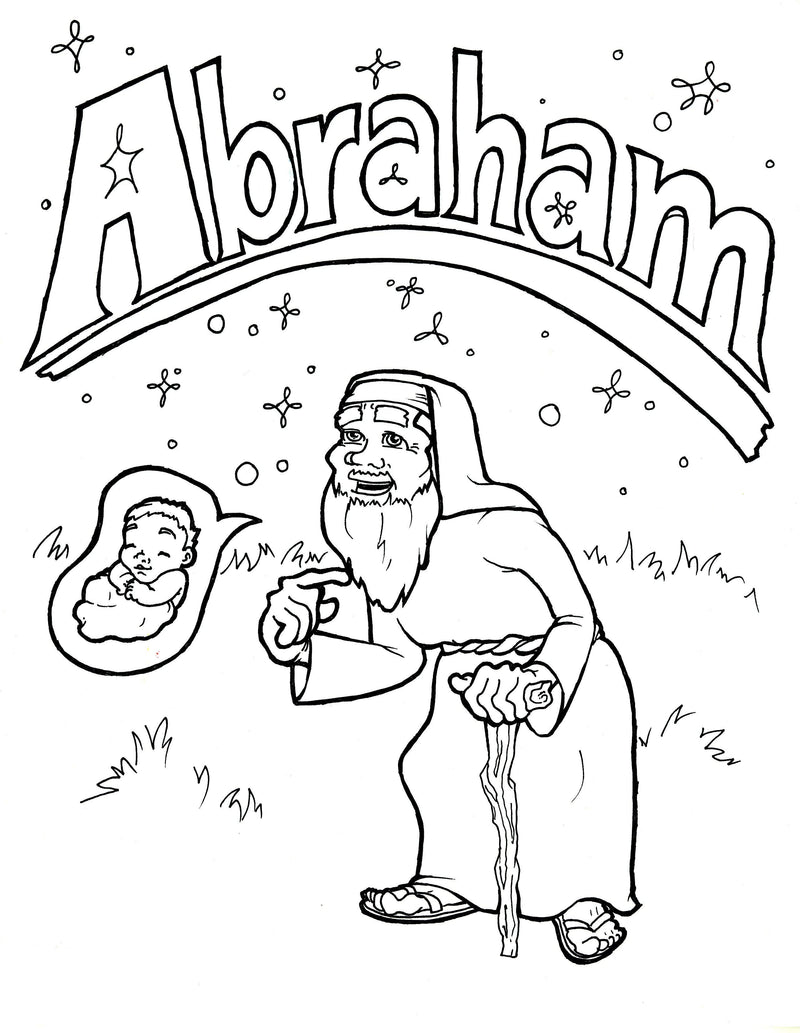 Load image into Gallery viewer, Abraham Coloring Page