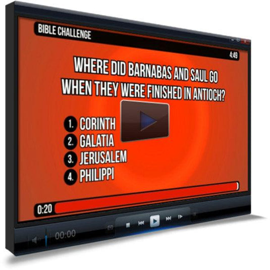 Acts 12:25-13:52 Bible Trivia for Kids