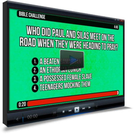 Acts 16:16-40 Bible Trivia for Kids