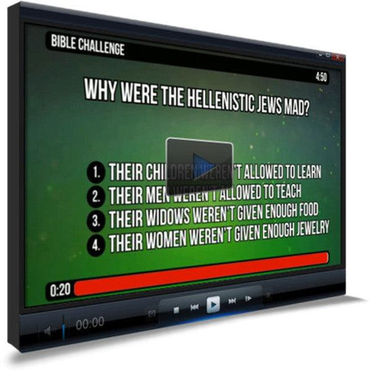 Acts 6:1-7 Bible Trivia for Kids