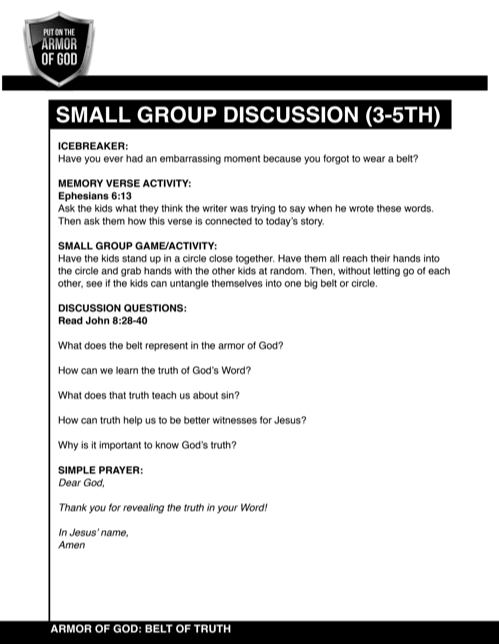Load image into Gallery viewer, Armor of God 8-Week Children's Ministry Curriculum - Children's Ministry Deals