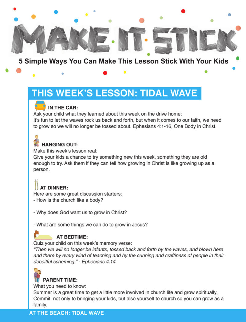 Load image into Gallery viewer, At The Beach 8-Week Children's Ministry Curriculum - Children's Ministry Deals