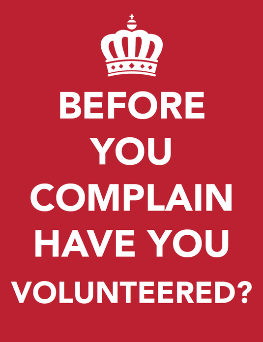 Before You Complain Volunteer Poster - Children's Ministry Deals