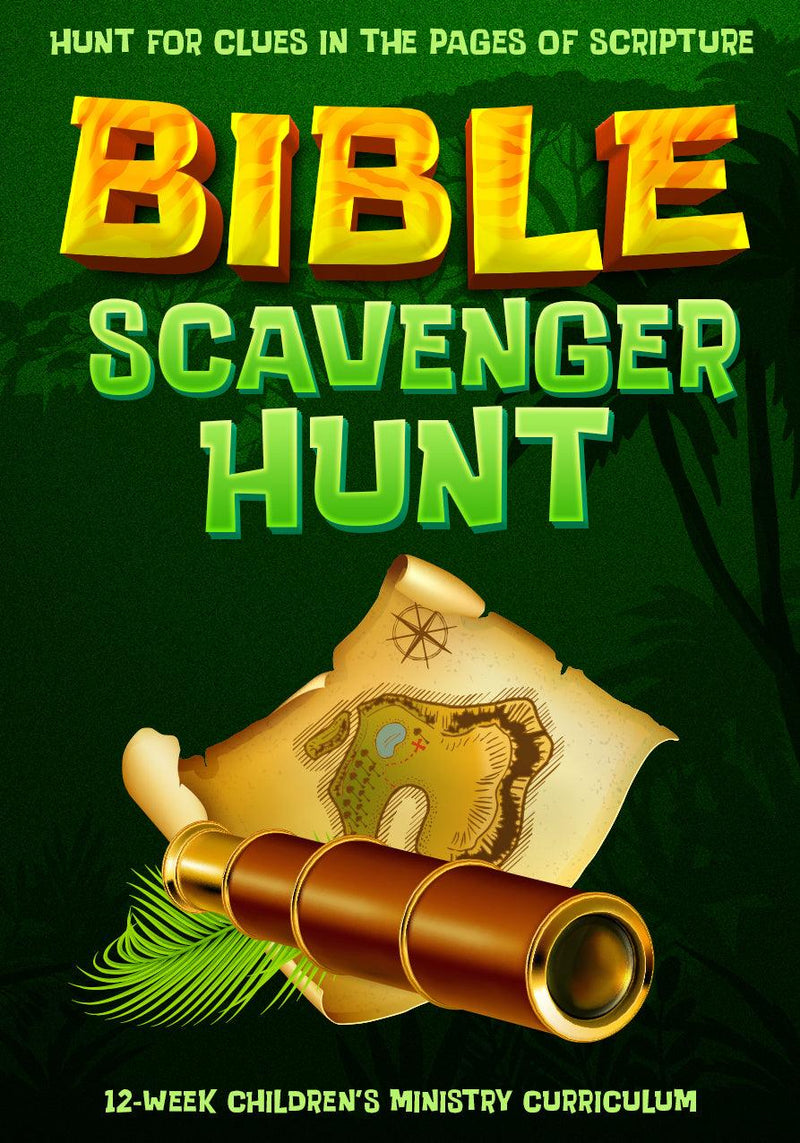 Bible Scavenger Hunt 12-Week Children's Curriculum - Children's Ministry Deals
