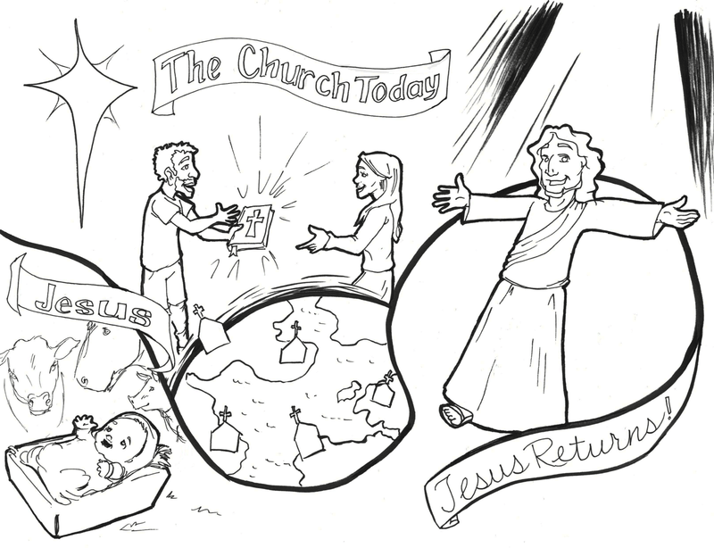 Load image into Gallery viewer, Bible Timeline Coloring Pages - Children's Ministry Deals