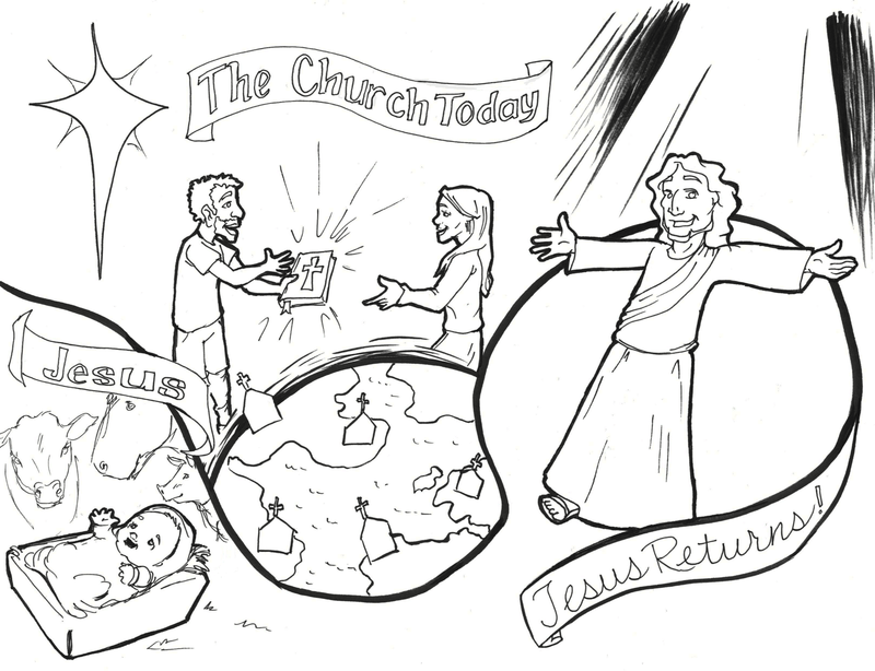 Bible Timeline Coloring Pages - Children's Ministry Deals