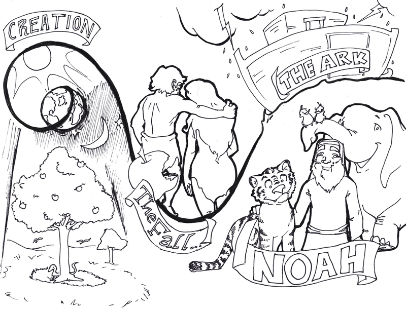 Load image into Gallery viewer, Bible Timeline Coloring Pages - Children's Ministry Deals