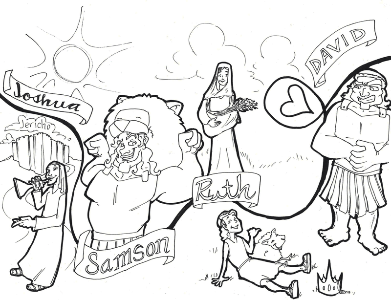 Load image into Gallery viewer, Bible Timeline Coloring Pages - Children's Ministry Deals