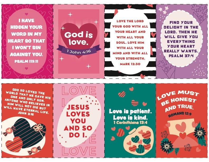 Valentines Bible Verse Cards - FREE 