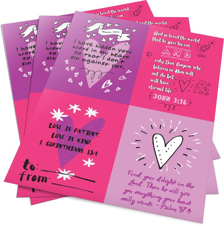 Load image into Gallery viewer, Bible Verse Valentines for Kids