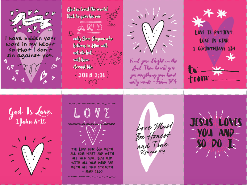 Load image into Gallery viewer, Bible Verse Valentines