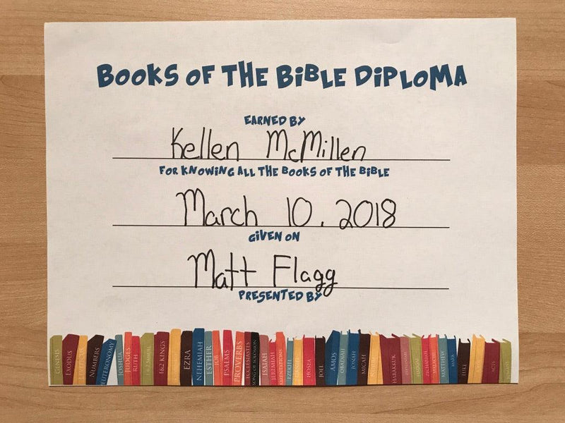 Load image into Gallery viewer, FREE Books of the Bible Diploma