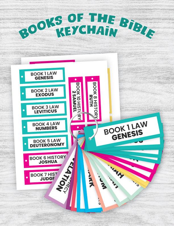 Load image into Gallery viewer, Books Of The Bible Keychain - Children's Ministry Deals