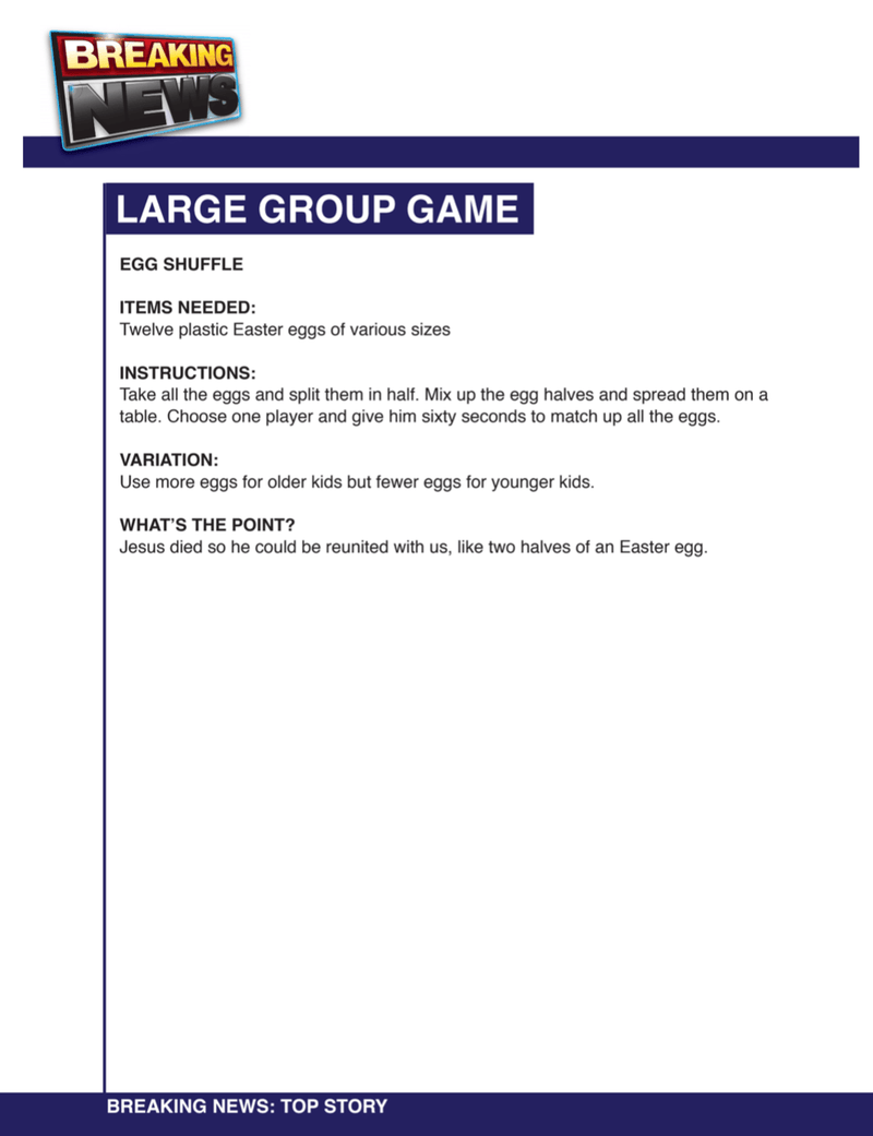 Load image into Gallery viewer, Breaking News 4-Week Easter Curriculum - Children's Ministry Deals