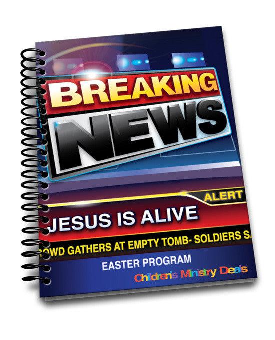 Breaking News Easter Program - Children's Ministry Deals
