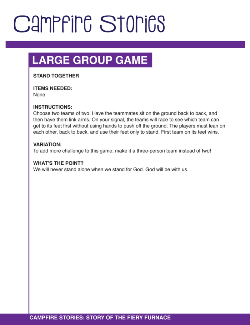 Load image into Gallery viewer, Campfire Stories 8-Week Children's Ministry Curriculum - Children's Ministry Deals