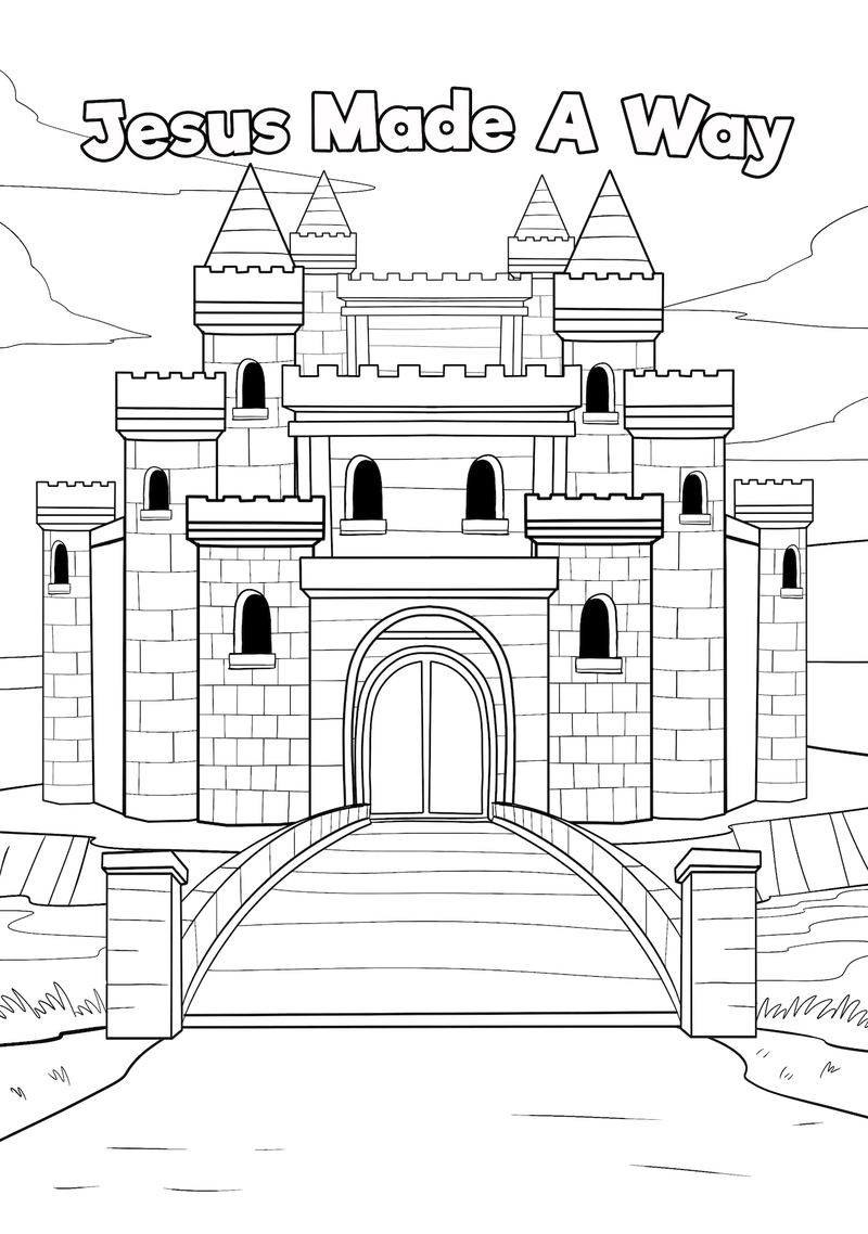 Load image into Gallery viewer, Castle of Courage VBS Coloring Pages - Children's Ministry Deals