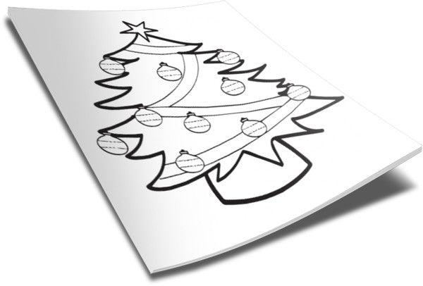 FREE Christmas Coloring Page - Tree