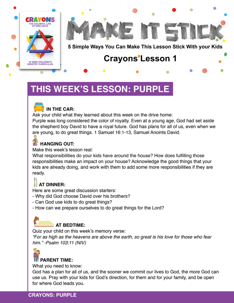 Load image into Gallery viewer, Crayons 12-Week Children's Ministry Curriculum - Children's Ministry Deals