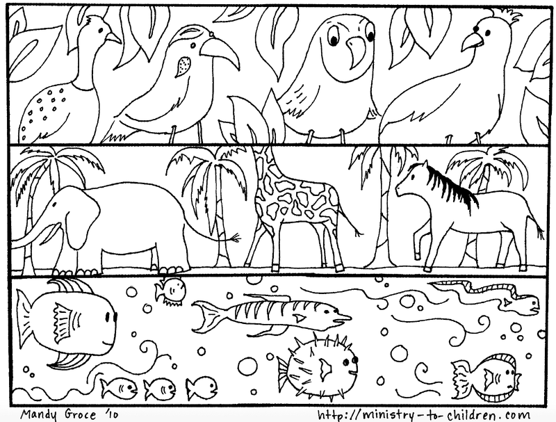 Load image into Gallery viewer, Creation Coloring Pages