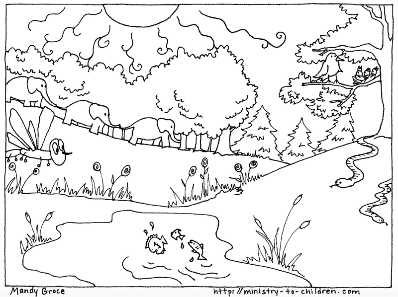 Load image into Gallery viewer, Creation Coloring Pages