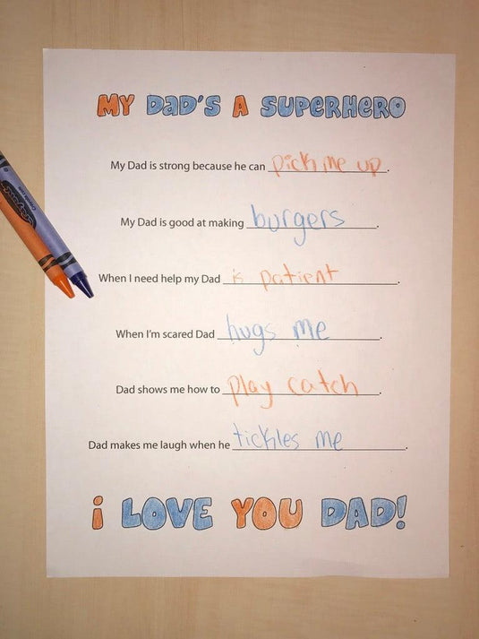 FREE Father's Day Coloring Page